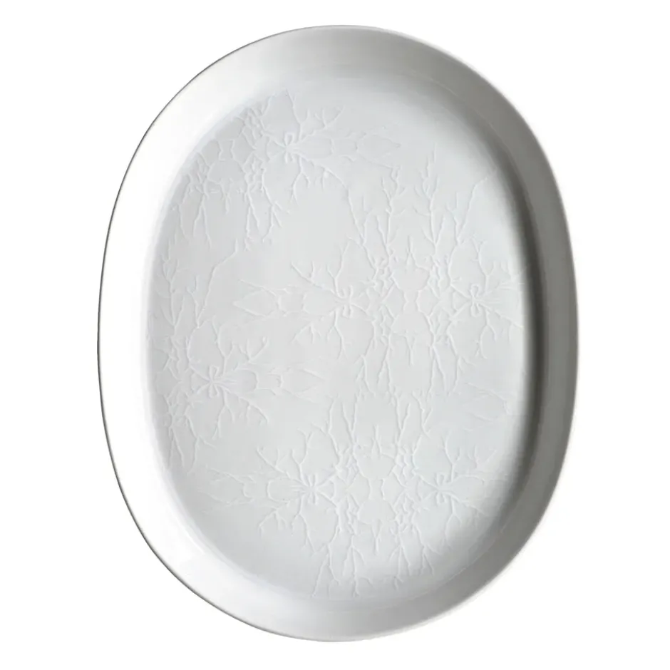 Whitewood oval tallrik, 36 cm