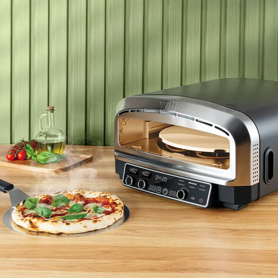 Wilfa crust elektrisk pizzaugn PO2B-E2200, Grå