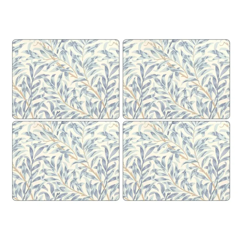 Willow Bough bordstablett 30x40 cm 4-pack, Blå
