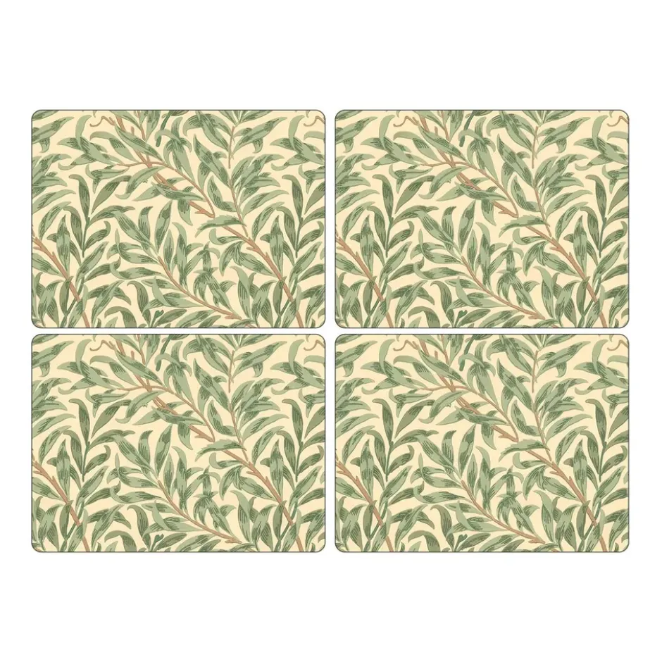 Willow Bough bordstablett 30x40 cm 4-pack, Grön