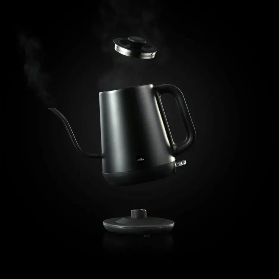 WSPOK-1000B pour over vattenkokare, Mattsvart