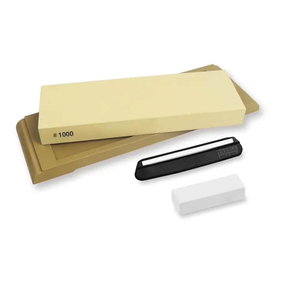 Yaxell medelgrov slipsten set, 1000 grit