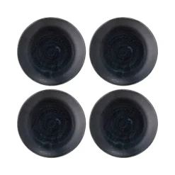 Yoko tallrik 24 cm 4-pack, Svart