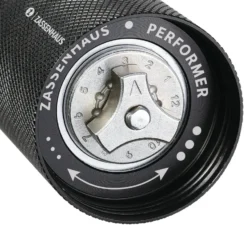 Zassenhaus Performer pepparkvarn, Valnöt-aluminium 13 cm