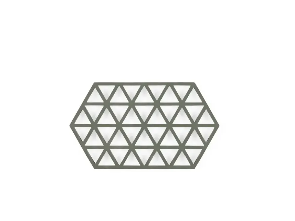 Zone Denmark Triangles Grytunderlägg, Bred olive taupe