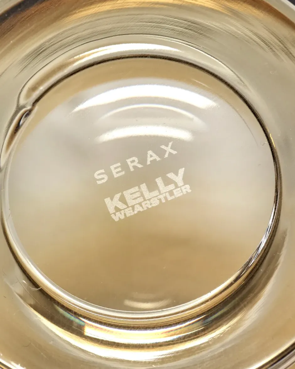 Zuma låg skål på fot S Ø8,5 cm, Amber